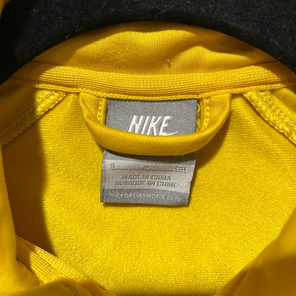 Nike Kids Bright Yellow Jacket with White Details - Picture 2 of 4